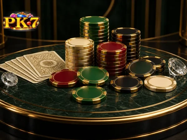 Close-up of cards in PK7's Single Deck Blackjack hand